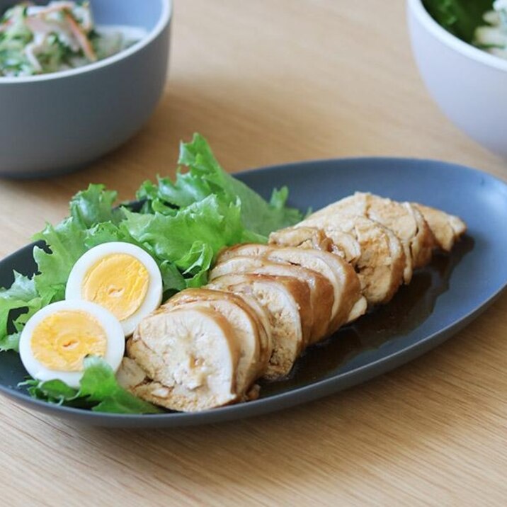 レンジで簡単!鶏むね肉チャーシュー